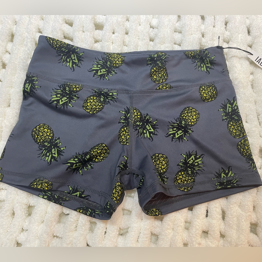 IAB | Pineapple Print Athletic Shorts Size Small